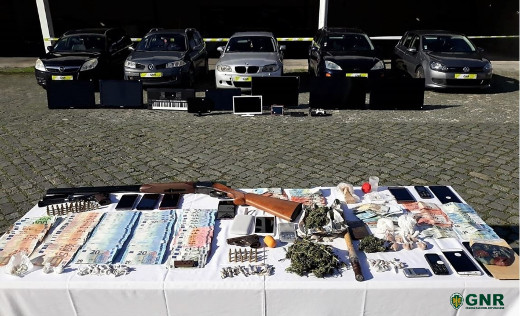 Foto de Leiria – 7 detidos por tráfico de estupefacientes e posse de armas