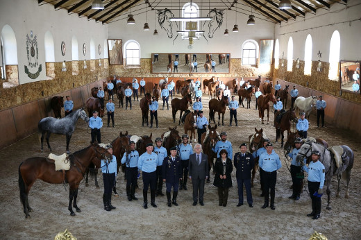 Foto de Cerimónia de entrega de 39 novos cavalos à GNR