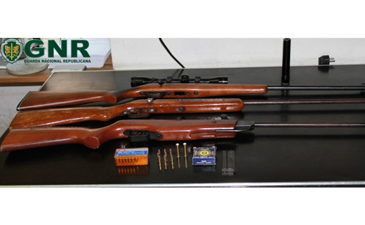 Foto de Ribeira de Pena – Detido por posse ilegal de armas de fogo