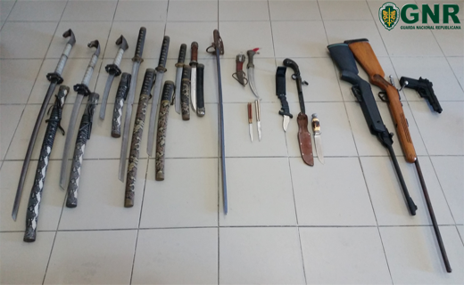 Foto de Chamusca – Detido por posse ilegal de armas