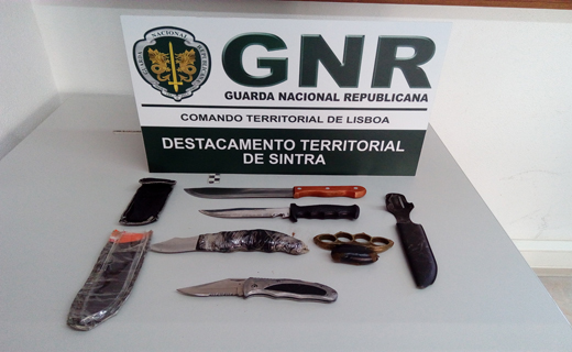 Foto de Pêro Pinheiro – Detido por posse de armas proibidas