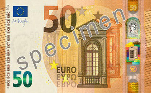 Foto de Entrada em circulação da nova nota de 50 euros