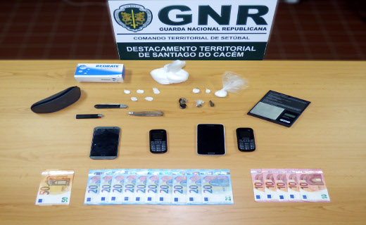 Foto de Santiago do Cacém – 2 600 doses de droga apreendidas