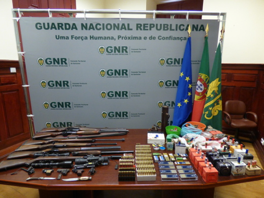 Foto de Santarém – Apreensão de armas e munições