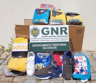 Foto de Covilhã - Apreensão de artigos contrafeitos