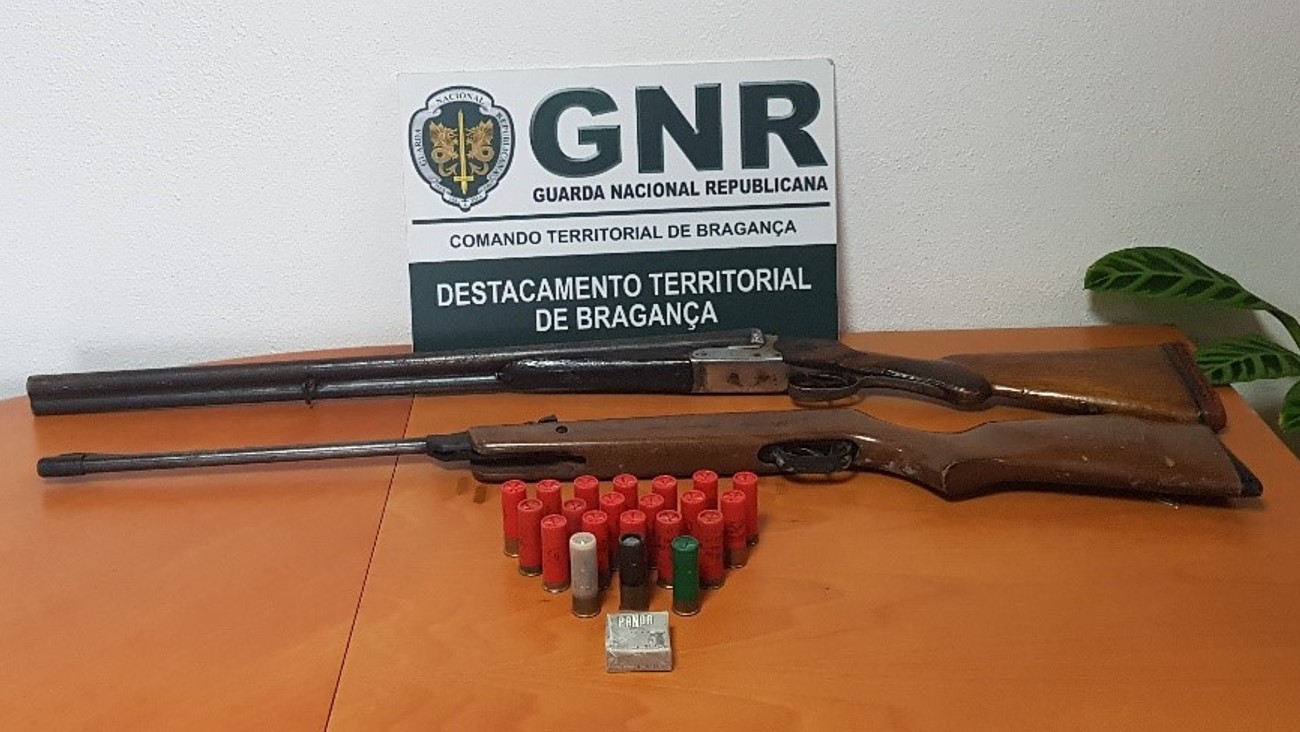 Foto de Bragança – Apreensão de armas e munições pelo crime de ameaças