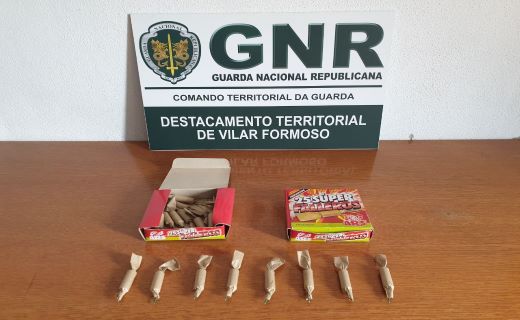 Foto de Vilar Formoso –  Detido por posse de engenhos pirotécnicos proibidos