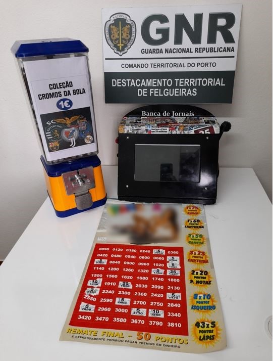 Foto de Paços de Ferreira – Apreensão de máquinas de jogo ilegal