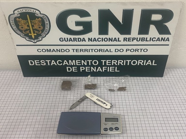 Foto de Penafiel – Detido em flagrante por tráfico de estupefacientes