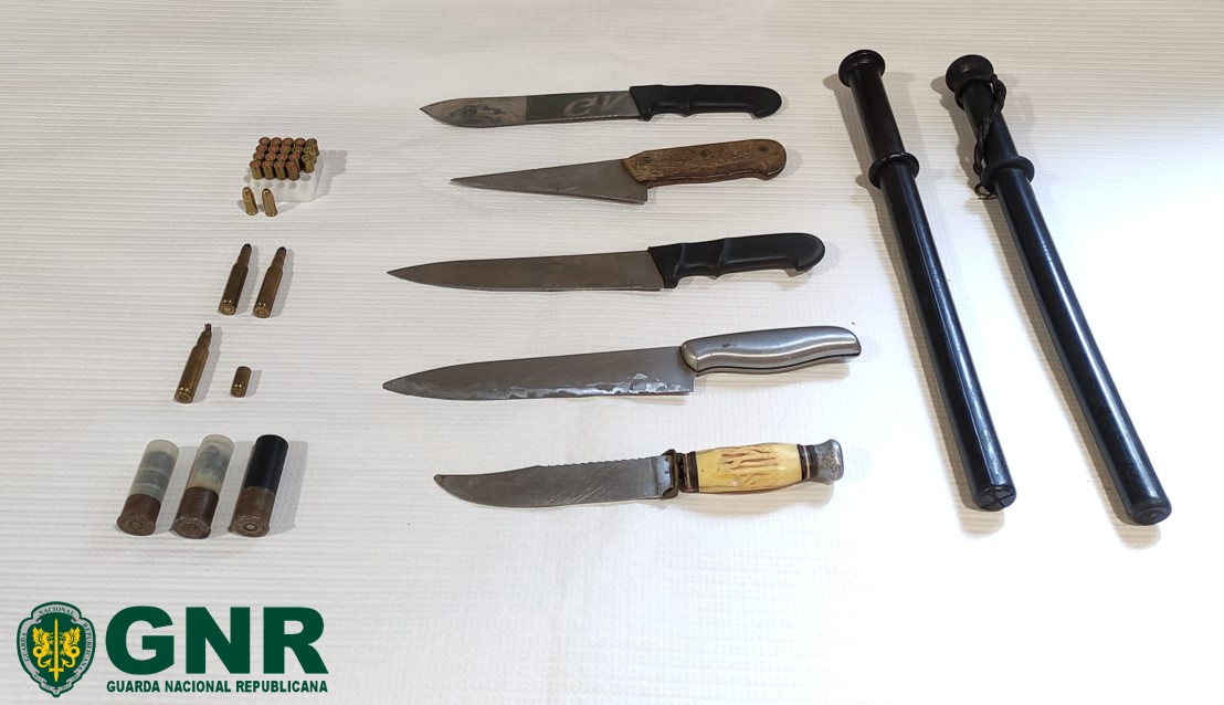 Foto de Alijó - Incautación de armas y municiones para violencia doméstica