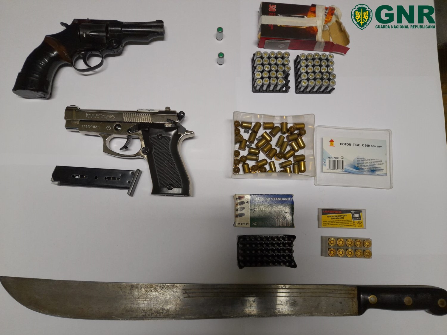 Foto de Guimarães – Apreensão de armas por ameaças