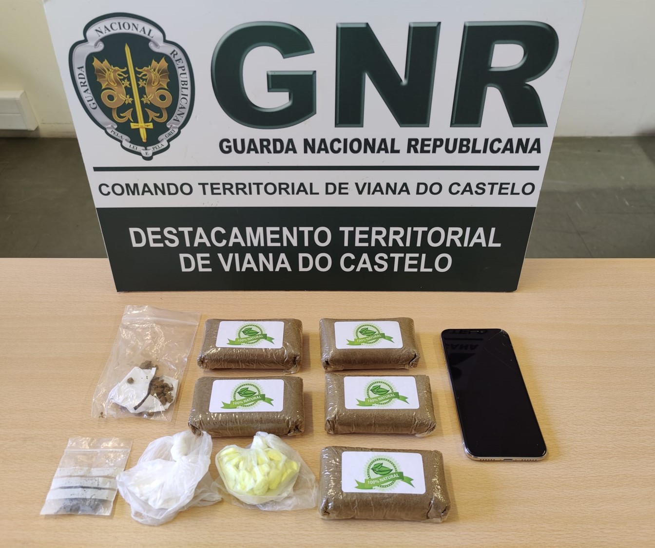 Foto de Caminha – Detido na posse de mais de 1 300 doses de estupefaciente