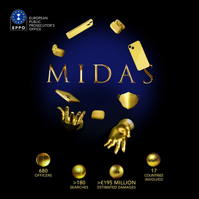 Foto de Operação “MIDAS” – GNR apreende documentação no âmbito da operação internacional de combate à evasão e fraude ao IVA no valor 195 milhões de euros


