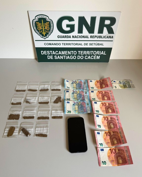 Santiago do Cacém – Detido por tráfico de estupefacientes