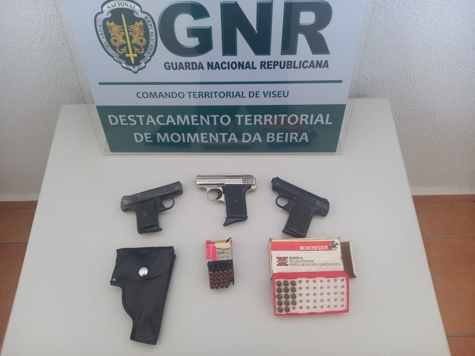 Moimenta da Beira – Detida por posse ilegal de armas