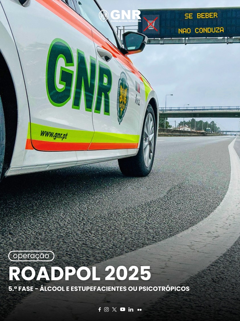 Operação “RoadPol – Álcool e estupefacientes ou psicotrópicos”