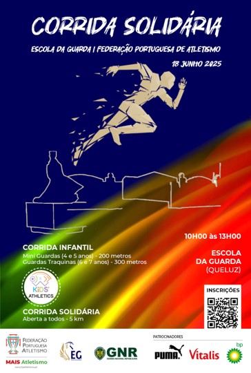 GNR e Federação Portuguesa de Atletismo promovem Corrida Solidária em Queluz