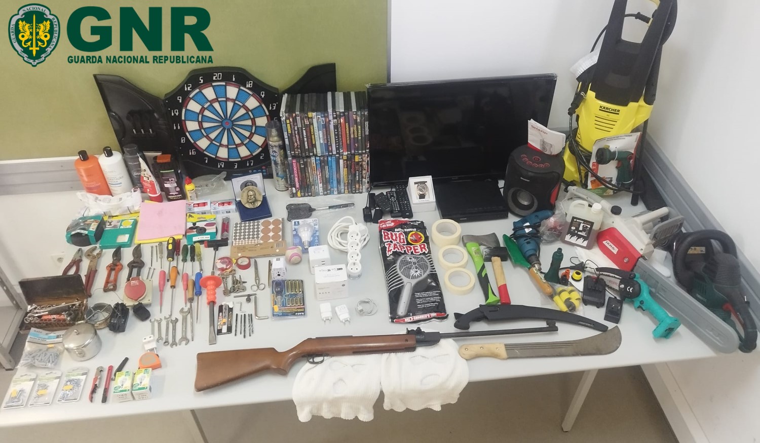 Abrantes – Arguido por furto e recuperação de material furtado