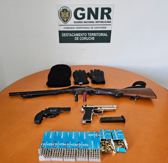 Benavente – Detido por ameaças com recurso a arma de fogo