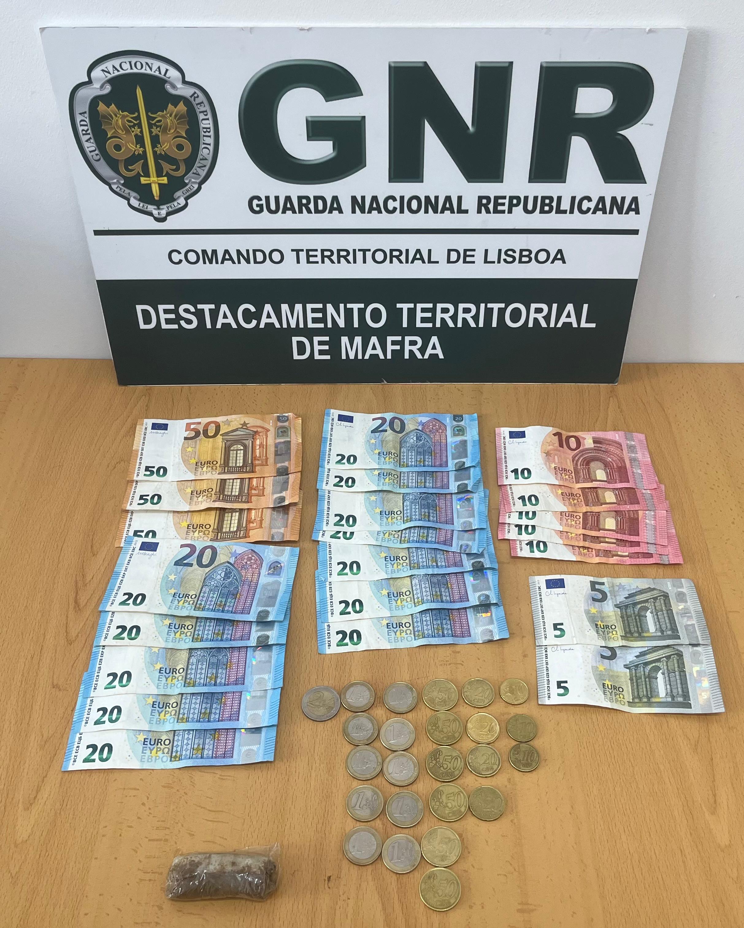 Mafra - Detido em flagrante por tráfico de estupefacientes junto a estabelecimento de ensino

 