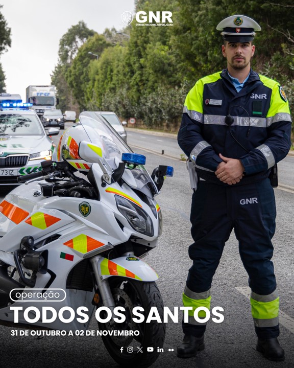 Foto de Operação “Todos os Santos 2025” – GNR intensifica patrulhamento nas estradas