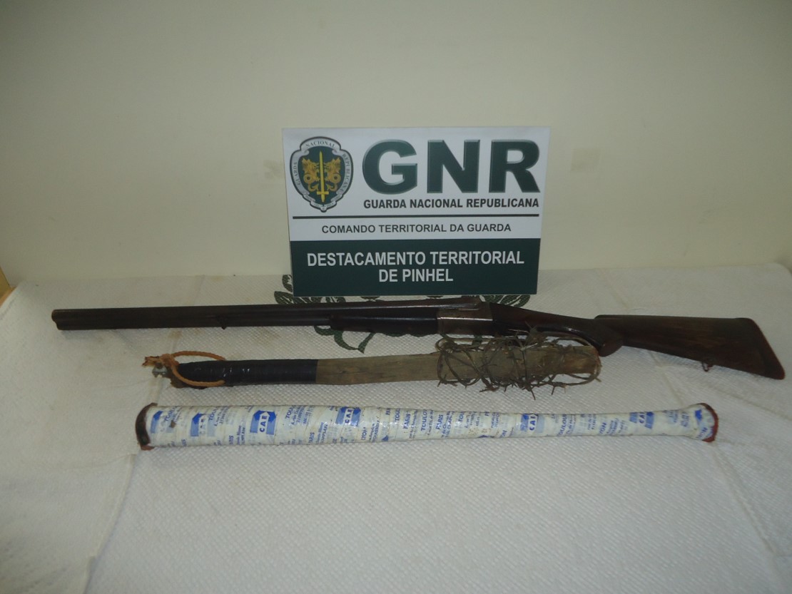 Pinhel – Dois detidos por posse de armas proibidas