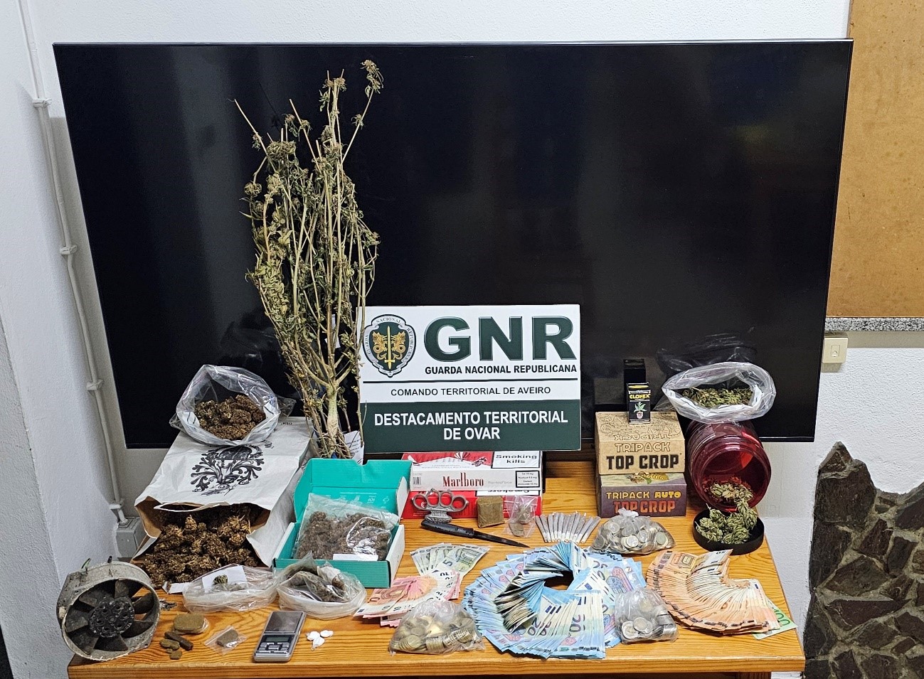 Ovar – Prisão preventiva por tráfico de estupefacientes