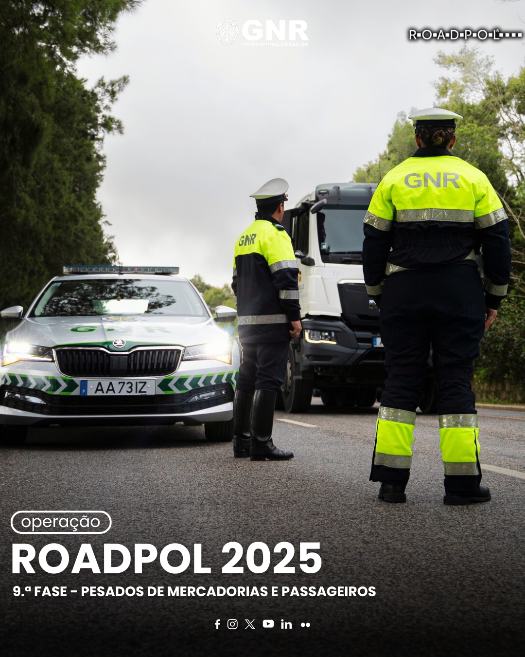 Operação “RoadPol – Veículos pesados de mercadorias e passageiros”