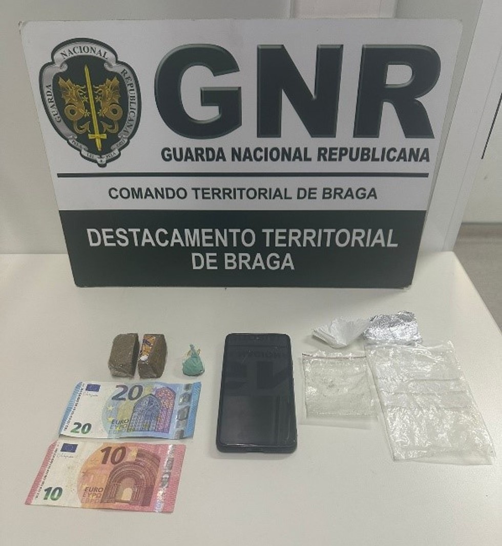 Braga – Detido em flagrante por tráfico de estupefacientes