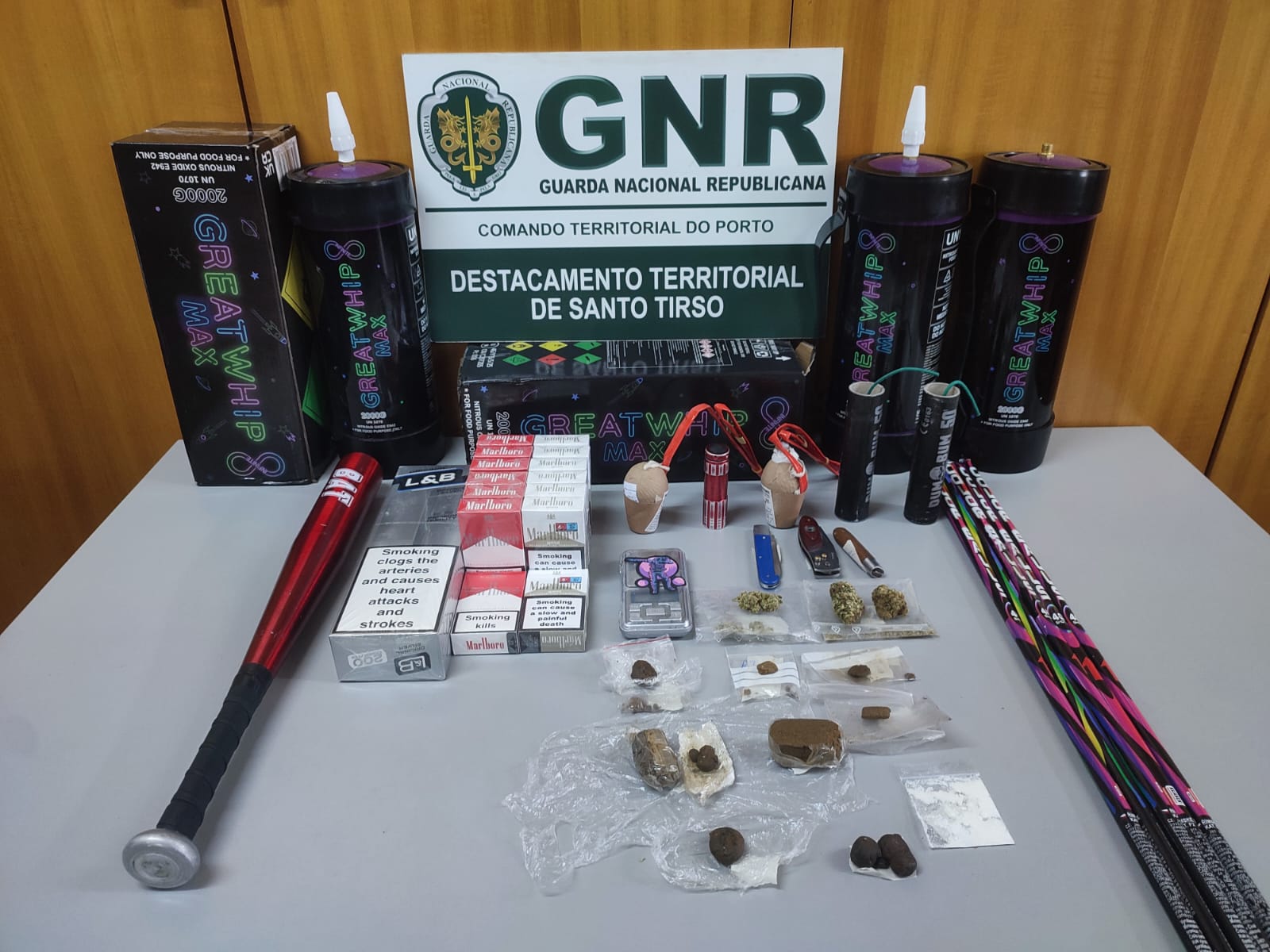 Santo Tirso – Seis detidos por tráfico de estupefacientes e posse de armas proibidas