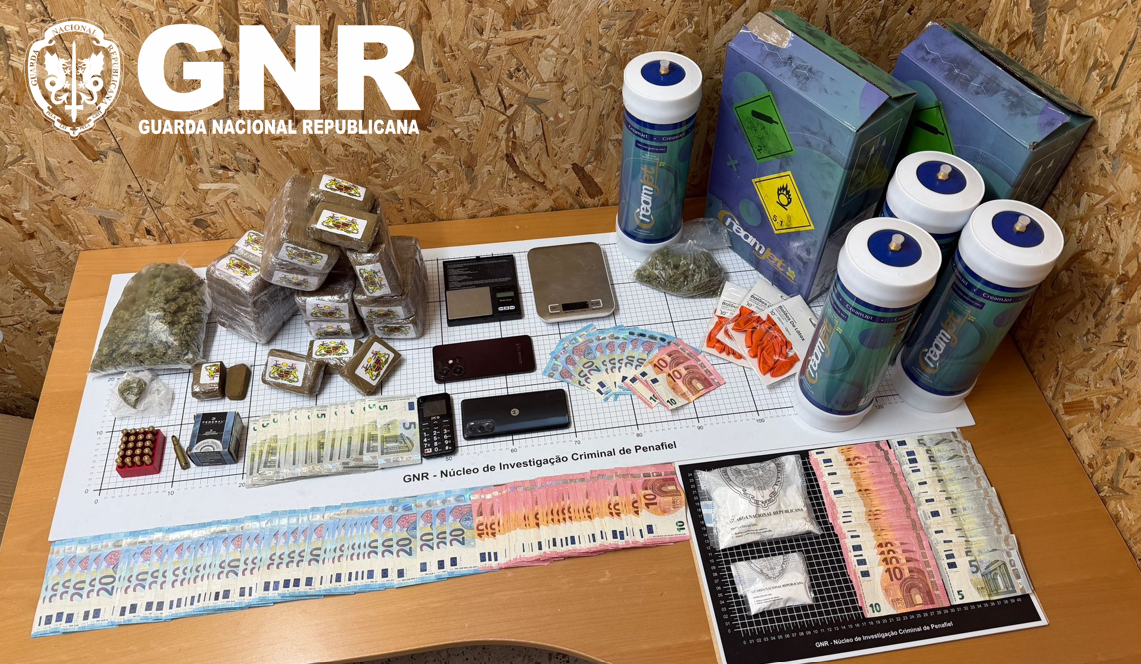 Paredes – Detido por tráfico de estupefacientes e apreensão de mais de 10 900 doses de produto estupefaciente   