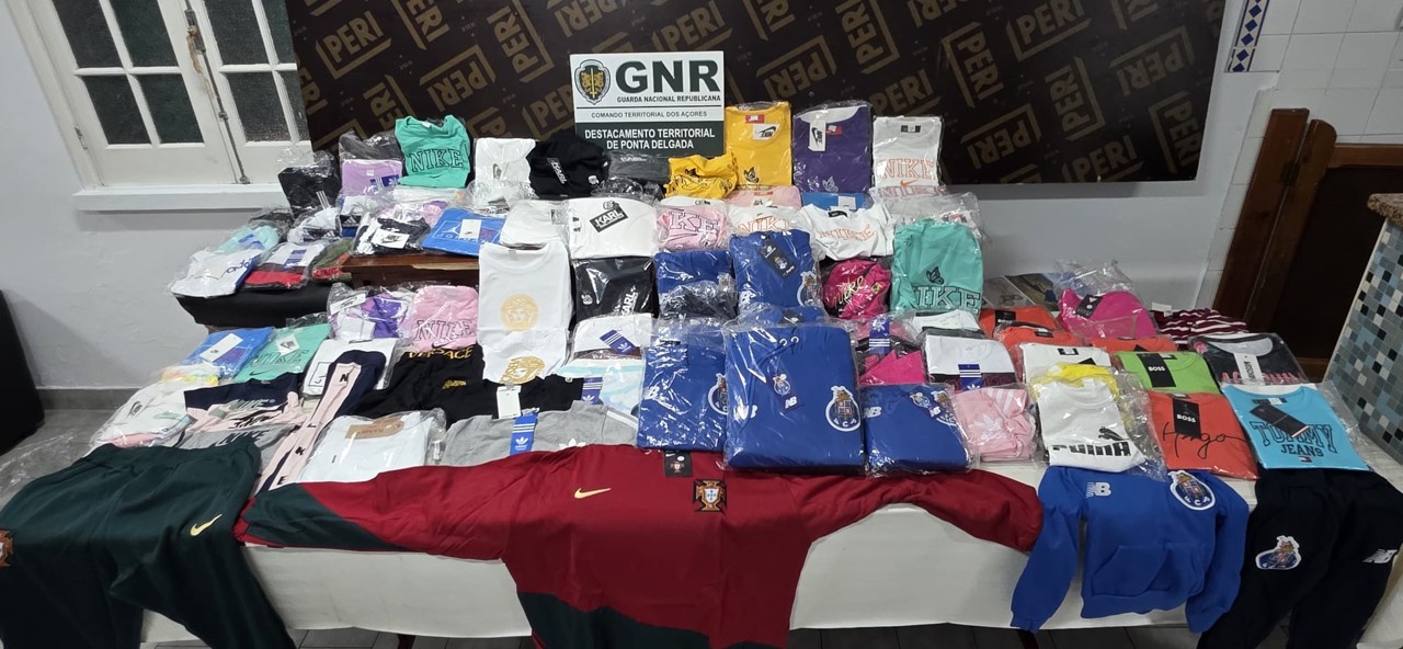 Ilha de São Miguel – Apreensão de 98 artigos contrafeitos