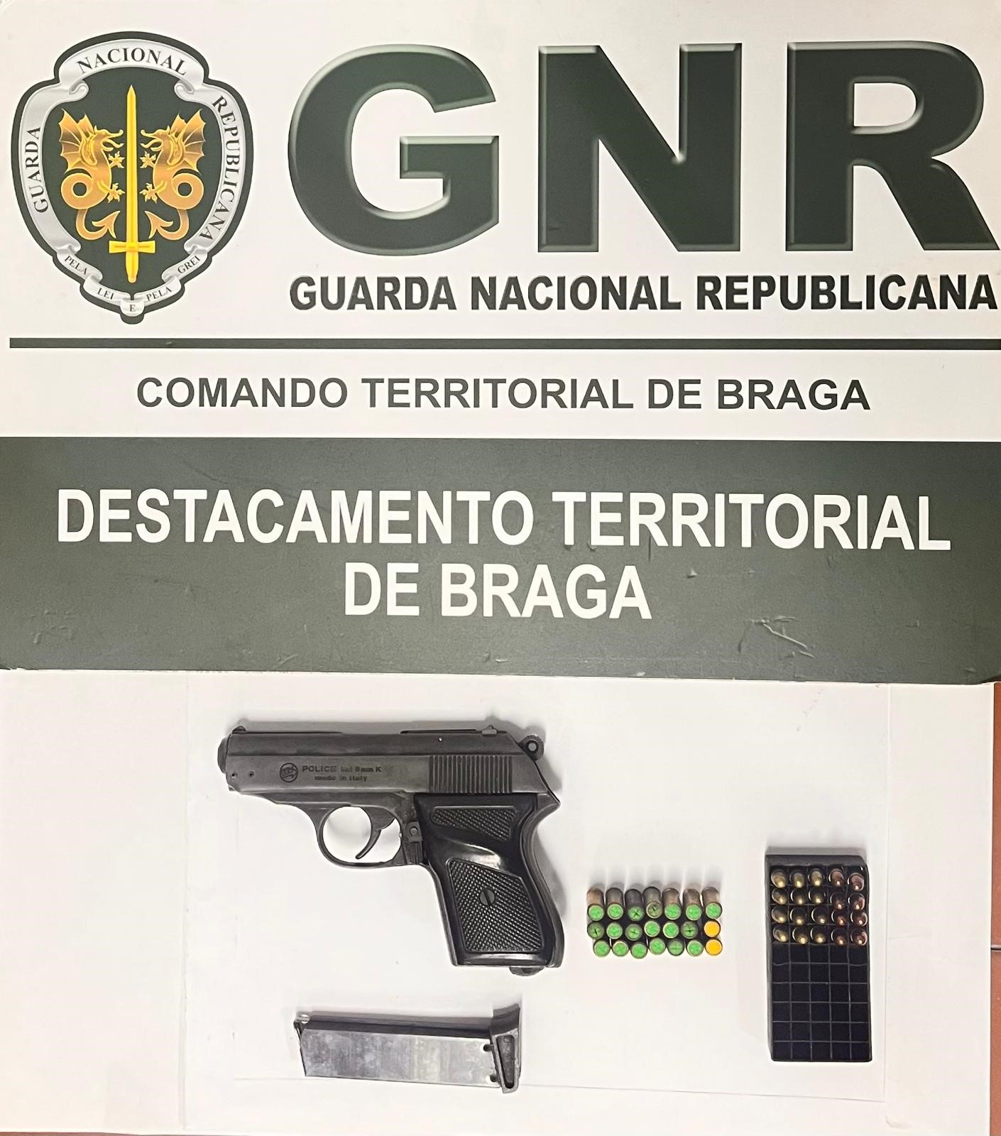 Foto de Braga – Apreensão de armas em contexto de violência doméstica