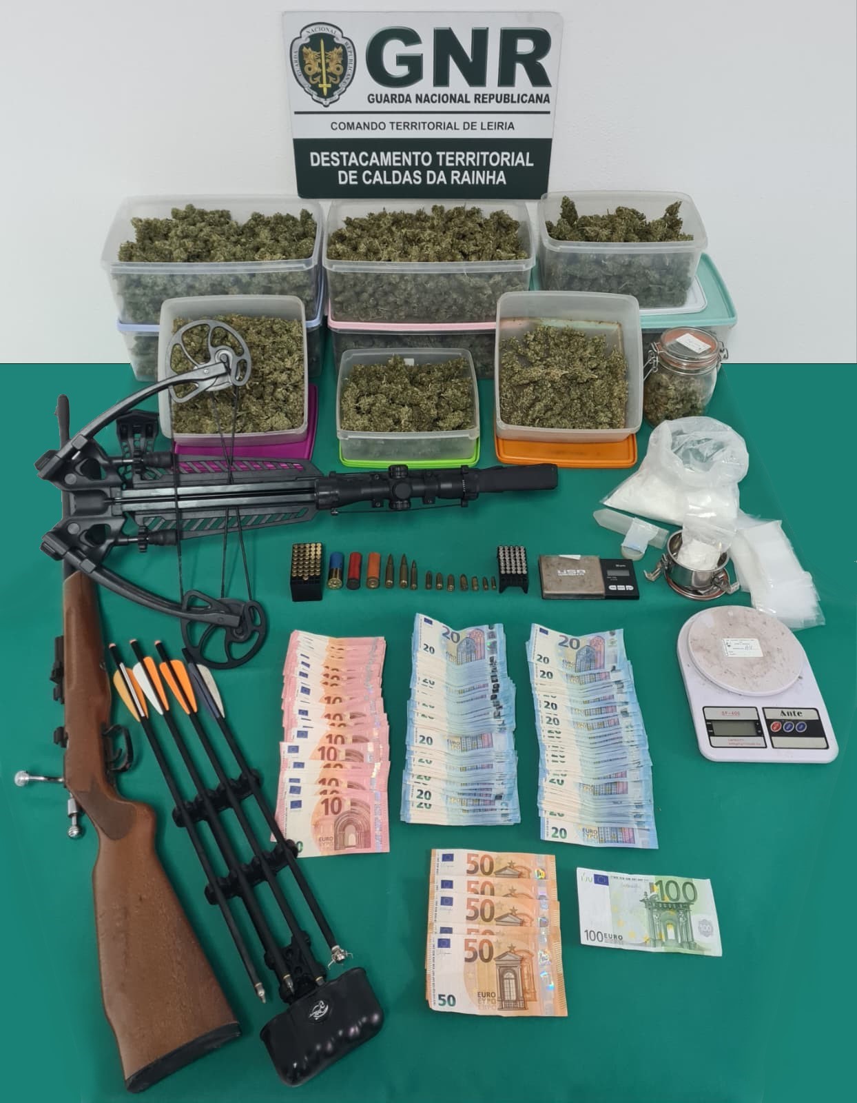 Caldas da Rainha – Prisão preventiva por tráfico de estupefacientes