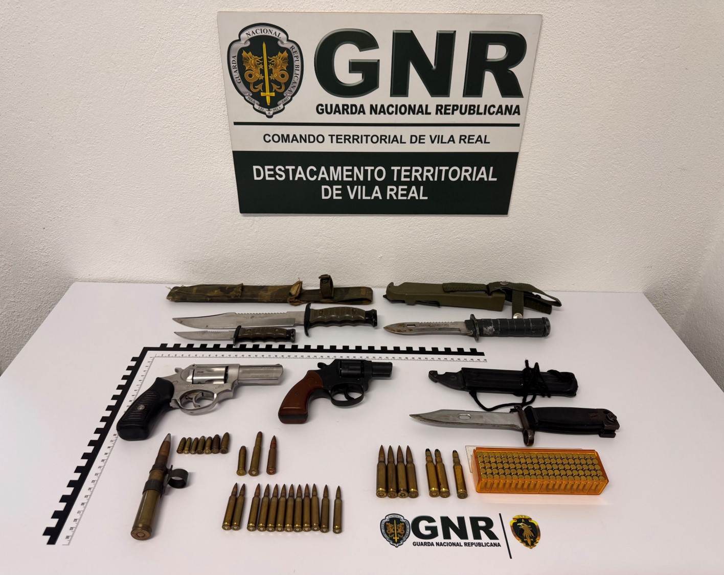 Vila Real – Apreensão de armas e munições