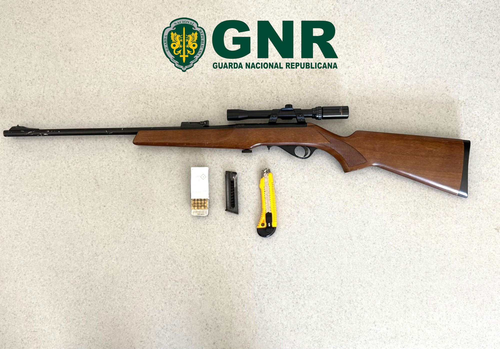 Paredes – Detido por posse de arma proibida