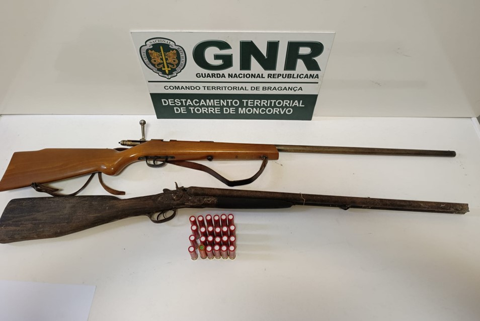 Torre de Moncorvo - Detido por posse ilegal de armas
