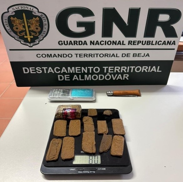 Almodôvar – Detido por tráfico de estupefacientes