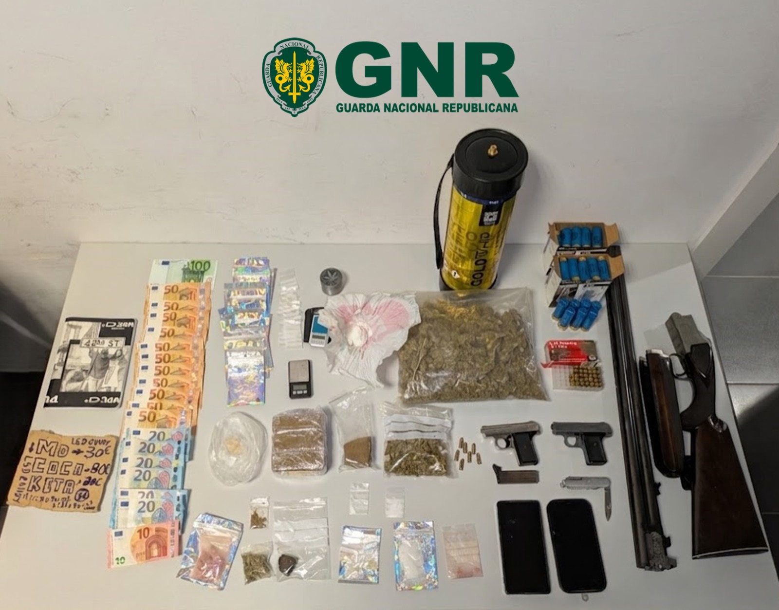 Porto de Mós – Prisão preventiva por tráfico de estupefacientes