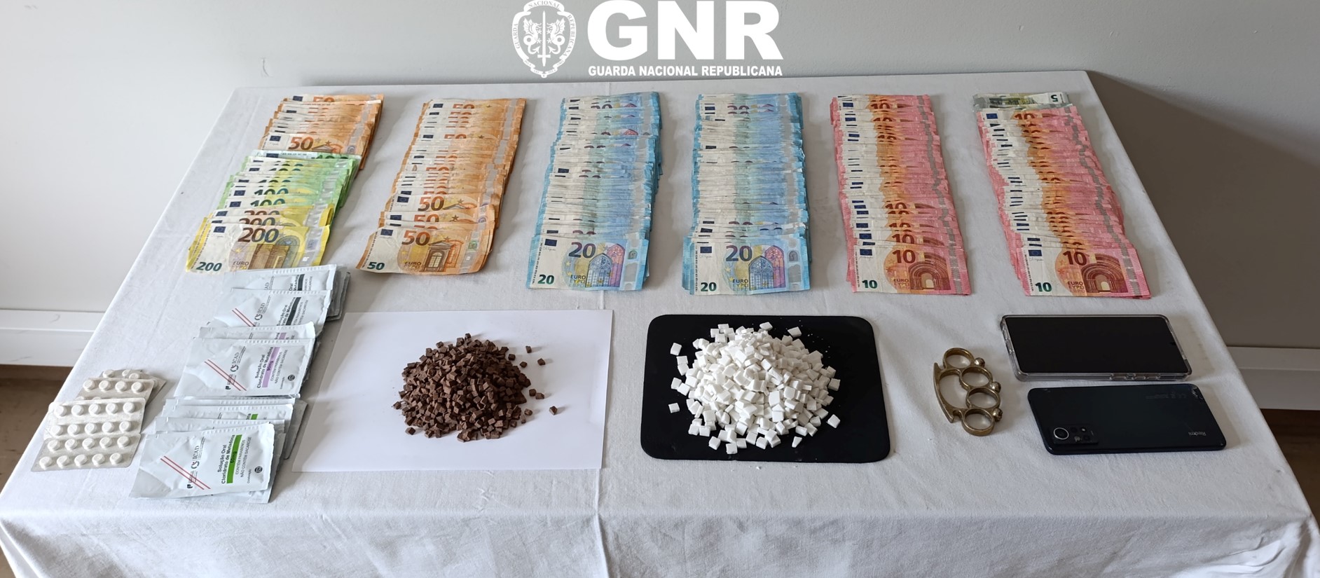 Valpaços – Detido por tráfico com mais de 2 500 doses de produto estupefaciente

