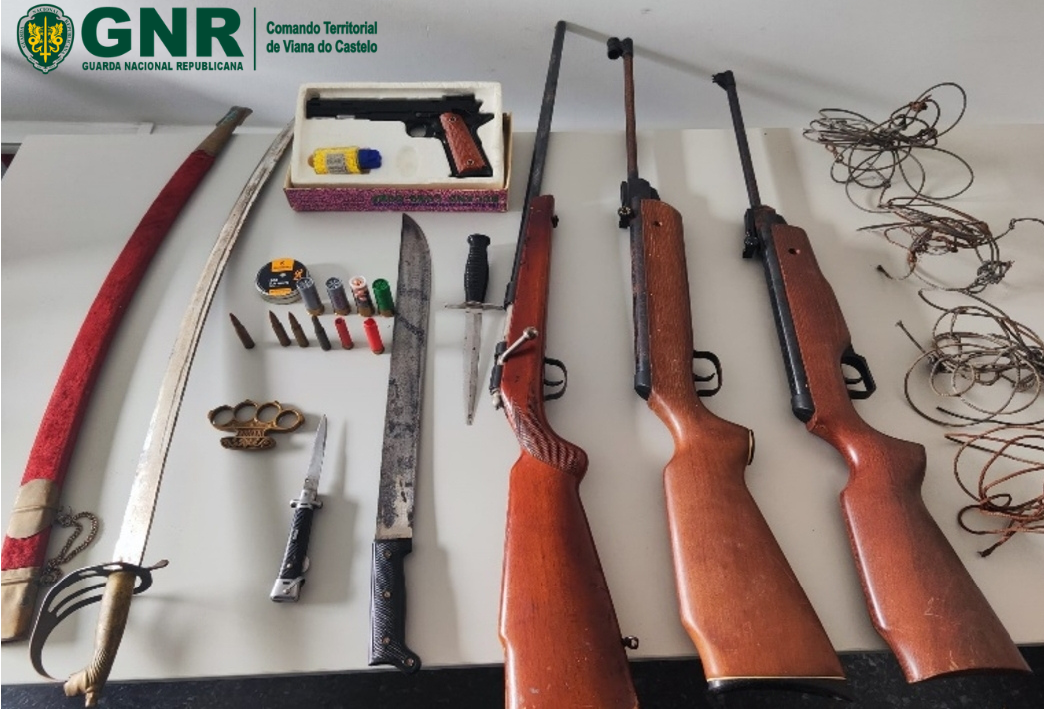 Ponte da Barca – Detido por posse de armas proibidas