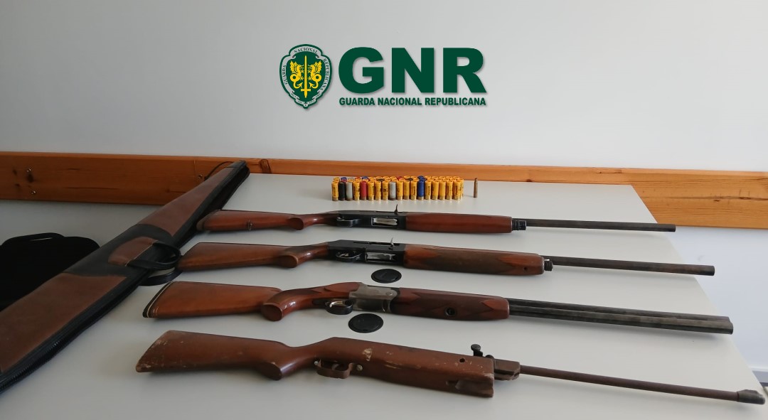 Pias – Apreensão de armas de fogo por Crime de Ameaça Qualificada