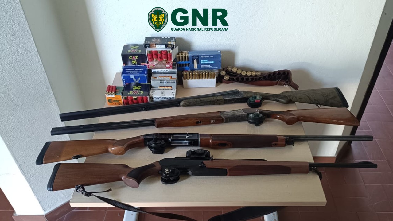 Vila Nova de Famalicão – Apreensão de armas e munições