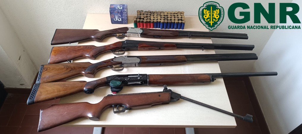 Vila Nova de Famalicão – Apreensão de armas e munições