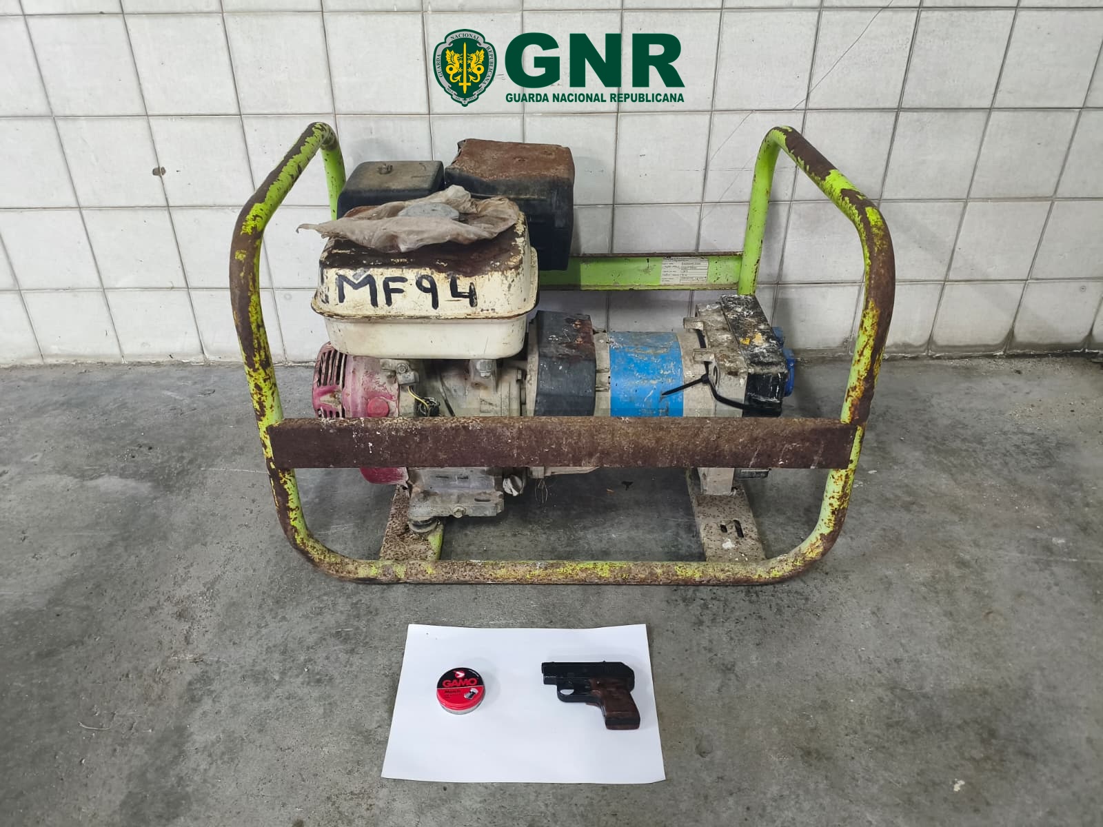 Bombarral – Recuperação de gerador furtado