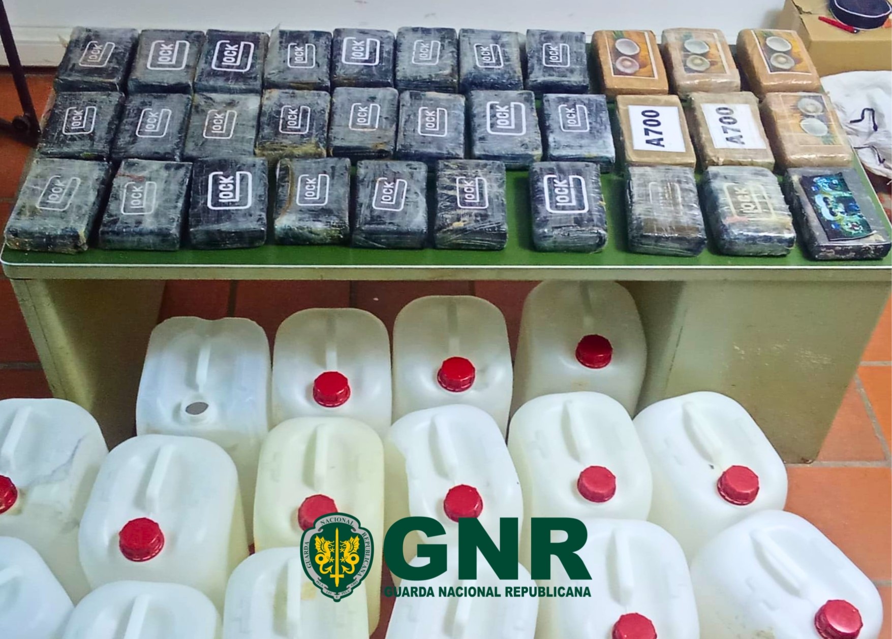 Grândola – Apreendidas mais de 183 mil doses de cocaína