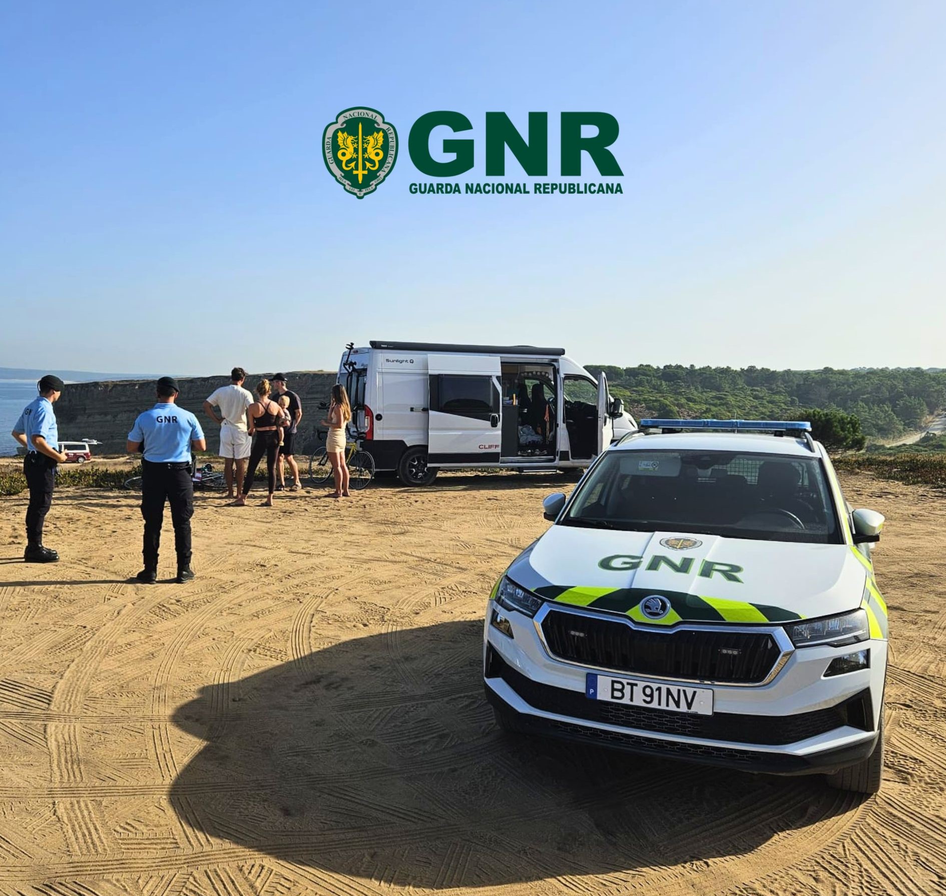Sesimbra – Fiscalização ao campismo e caravanismo ilegal