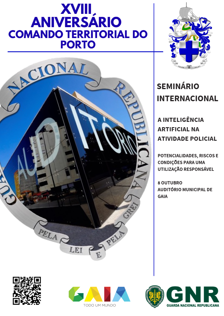 Foto de Vila Nova de Gaia acolhe Seminário Internacional sobre Inteligência Artificial na Atividade Policial