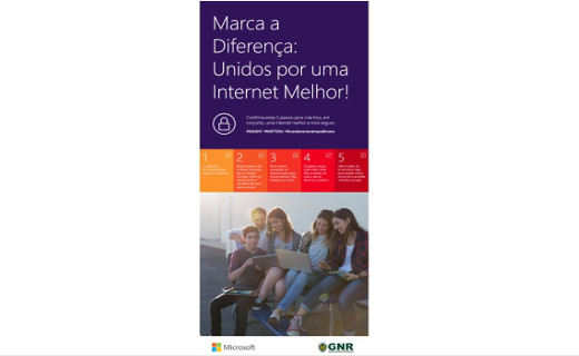 Foto de GNR e Microsoft assinalam Dia Europeu da Internet Segura